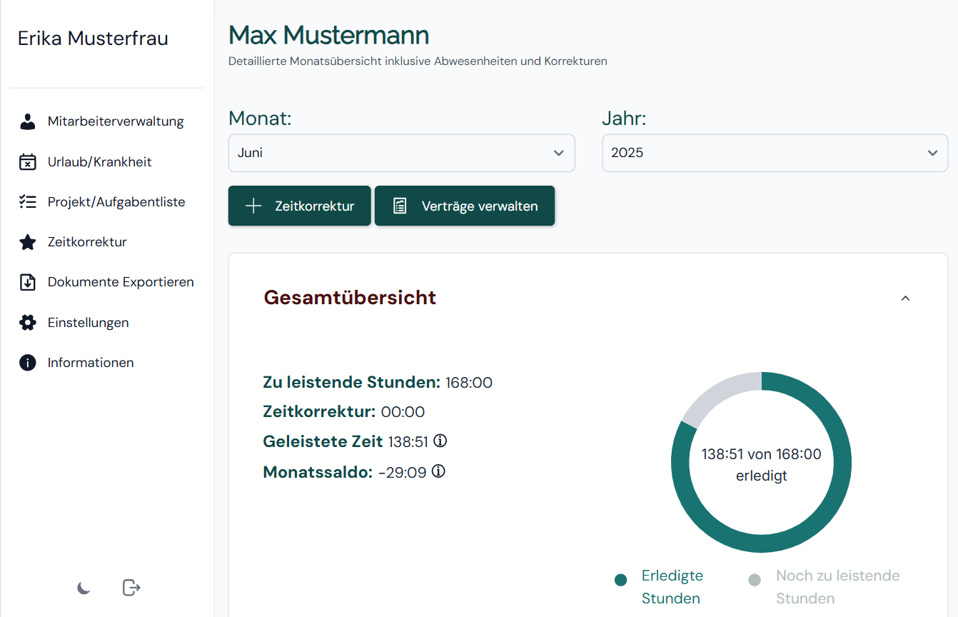 ZeitMeister auf Desktop, Tablet und Smartphone - Mobile Zeiterfassung