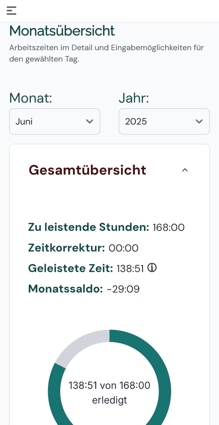 ZeitMeister Mobile App - Zeiterfassung unterwegs